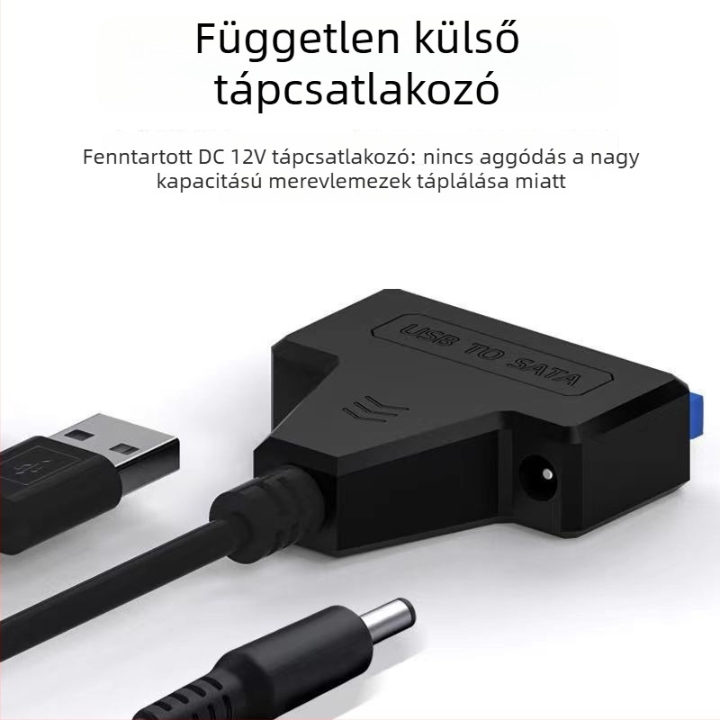 USB 3.0-tól SATA II-ig adapterkábel 1153-as vezérlővel (6 Gbps) – Easy Drive Cable