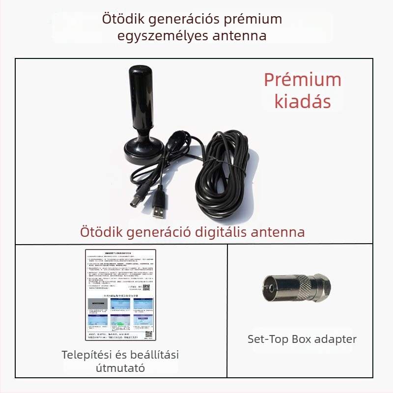 Beltéri TV-vevő – set-top box Wanjiawang chippel, 2023-as modell; logó nyomtatás: lehetséges