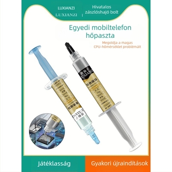 Deer Fairy CPU hűtőszilikon gél, 10W/mK, magas hőmérséklet-állóság, CPU-hoz, alaplaphoz és VRAM-hoz