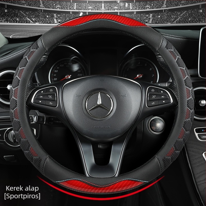 Kaba Driver szilikon csúszásmentes kormánykerékvédő, 38 cm, univerzális, sportos stílus