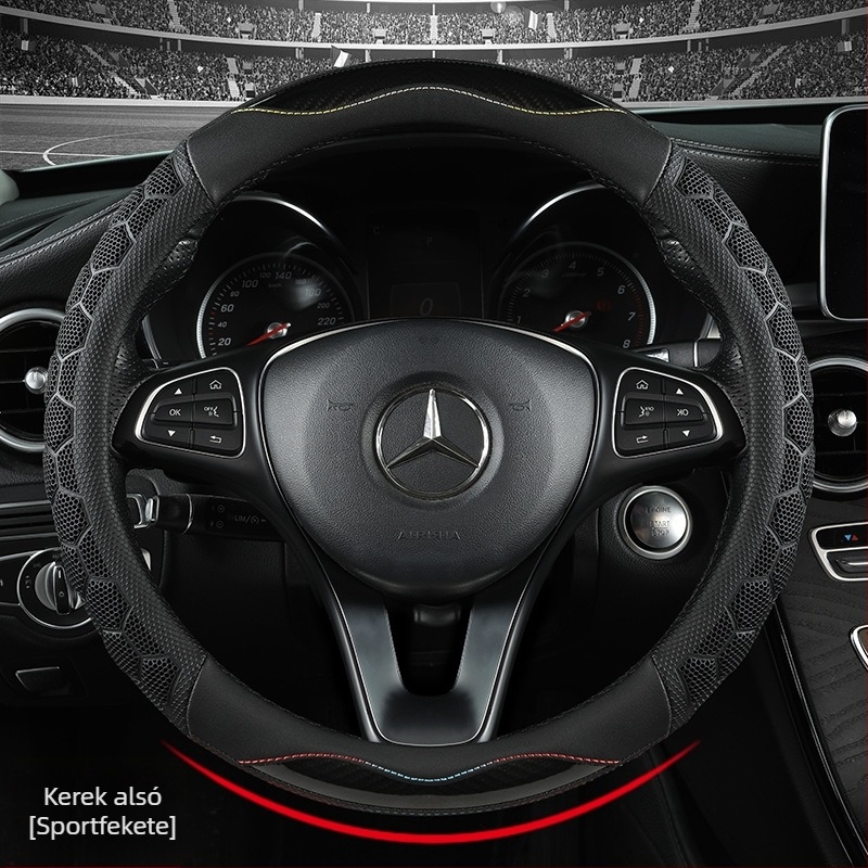 Kaba Driver szilikon csúszásmentes kormánykerékvédő, 38 cm, univerzális, sportos stílus