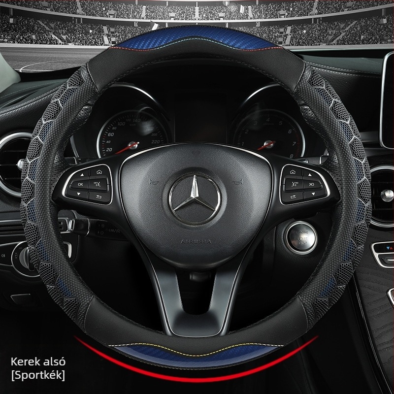 Kaba Driver szilikon csúszásmentes kormánykerékvédő, 38 cm, univerzális, sportos stílus