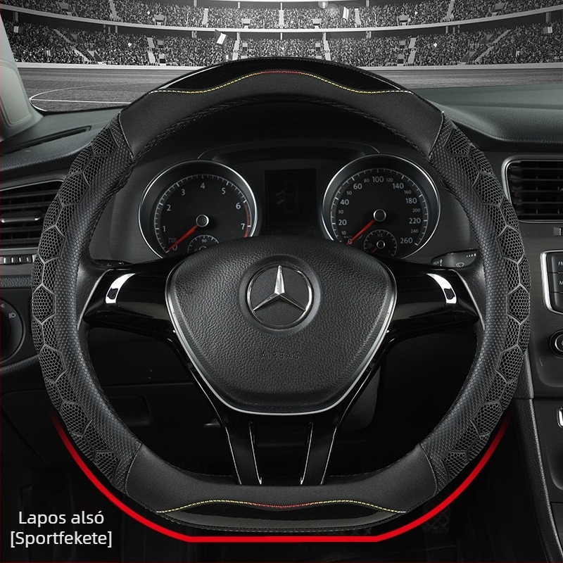 Kaba Driver szilikon csúszásmentes kormánykerékvédő, 38 cm, univerzális, sportos stílus