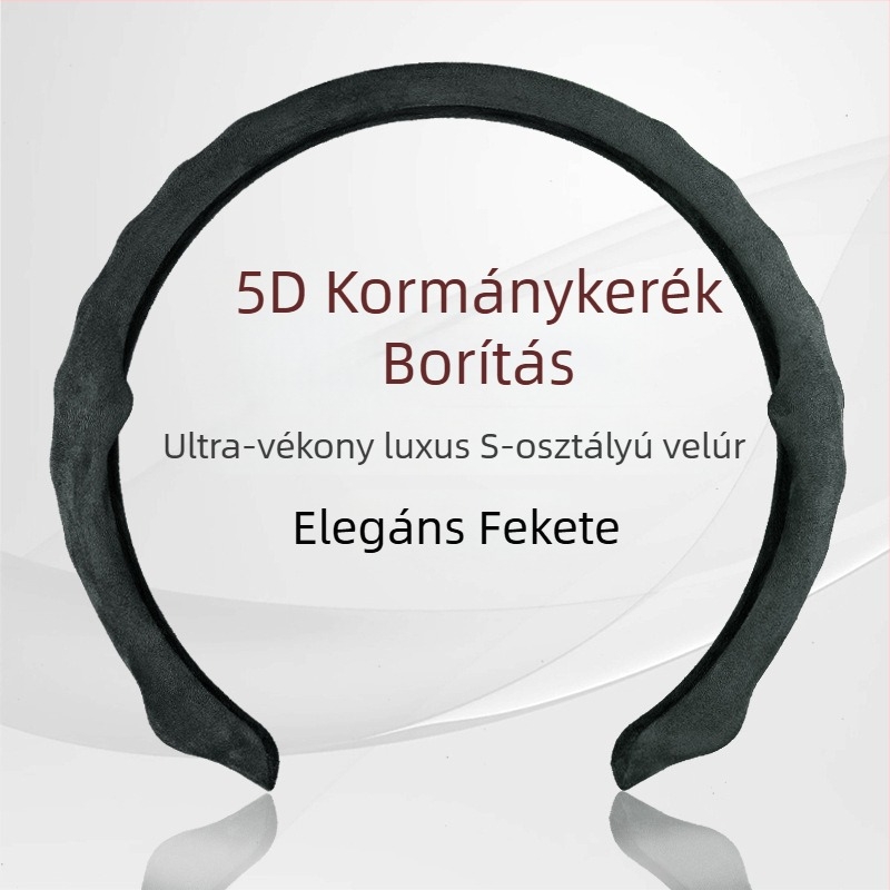 Sportos velúr kormányhuzat, univerzális illesztés, minden évszakban