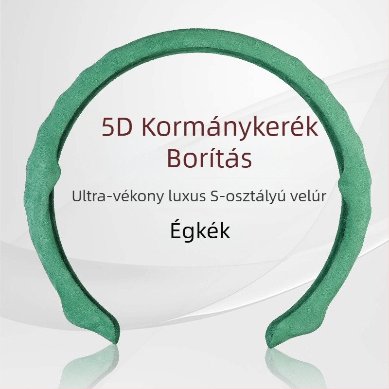 Sportos velúr kormányhuzat, univerzális illesztés, minden évszakban