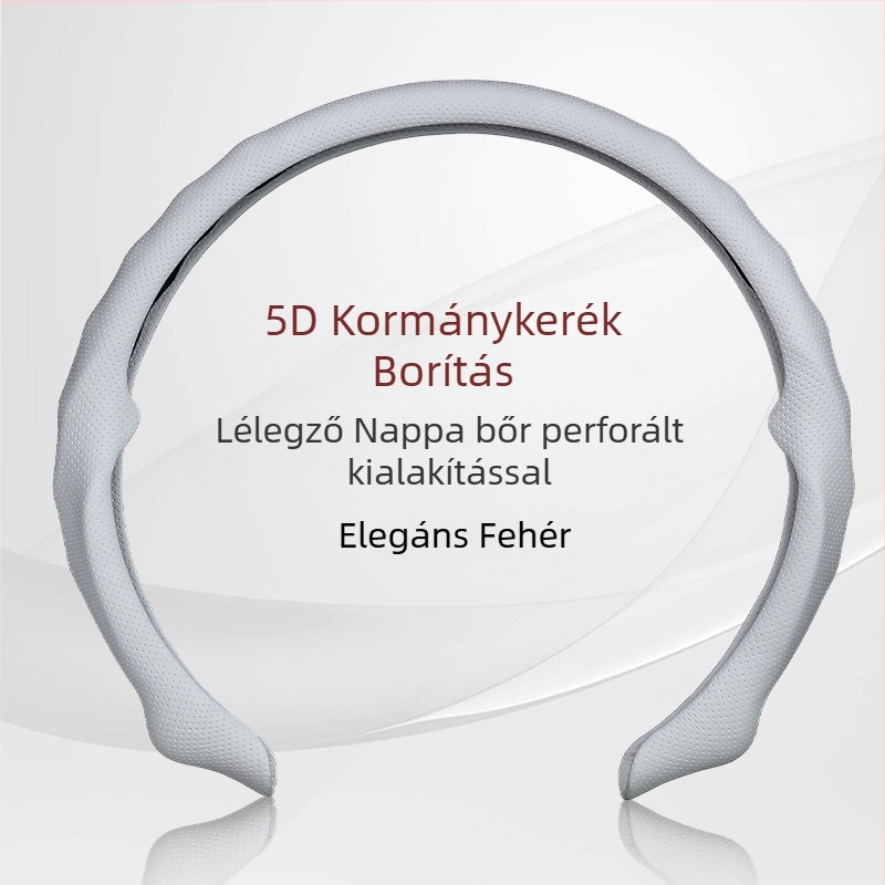 Sportos velúr kormányhuzat, univerzális illesztés, minden évszakban