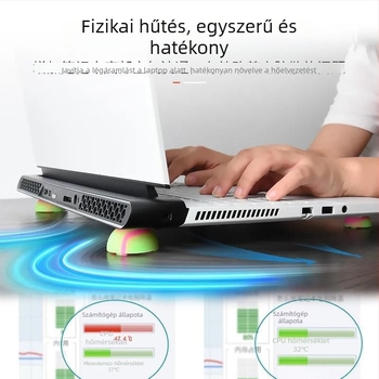 Ring Gold laptop hűtőállvány — légáramlásos hűtés, hordozható alap