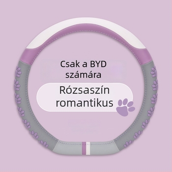 Kormánykerék borító D-forma, műbőr, aranyos stílus, négy évszakos univerzális illesztés, Jin Ming márka
