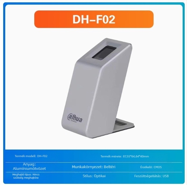 Beléptető kártyaolvasó ujjlenyomat és jelszó támogatással – vízálló IC kártyaolvasó, érzékelési távolság 0,5 m, olvasási idő 0,001 s, memóriakapacitás 30 000, frekvencia 13,65 MHz