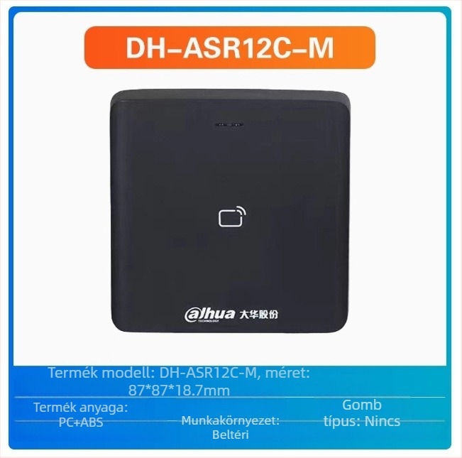 Beléptető kártyaolvasó ujjlenyomat és jelszó támogatással – vízálló IC kártyaolvasó, érzékelési távolság 0,5 m, olvasási idő 0,001 s, memóriakapacitás 30 000, frekvencia 13,65 MHz