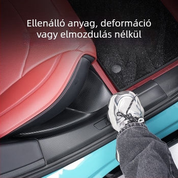 SU7/Ultra ajtó küszöbvédő, szénszálas textúra, ragasztó nélkül, automata váltóhoz