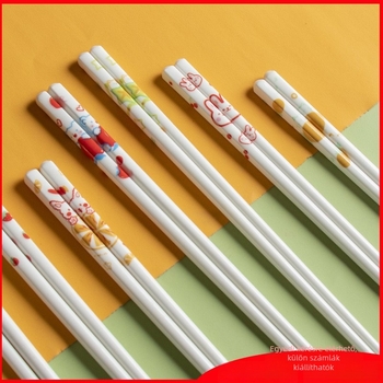 Kerámia chopsticks karikatúra mintával, friss és aranyos stílus, első osztályú minőség