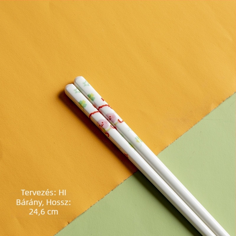 Kerámia chopsticks karikatúra mintával, friss és aranyos stílus, első osztályú minőség