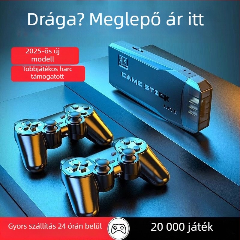 Light Gun vezérlő 4GB RAM, HDMI 2.0, vintage arcade stílus