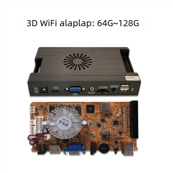 3D Pandora EX arcade alaplap – Android alapú, 128 GB memória, HDMI/VGA/USB interfész, Paperback játékverzió, nosztalgikus szél stílus