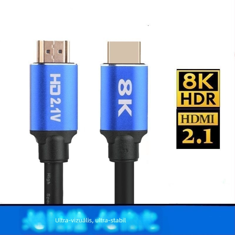 HDMI 2.1 8K Ultra-Clear kábel – univerzális, TV-hez, számítógéphez, set-top boxhoz és projektorhoz