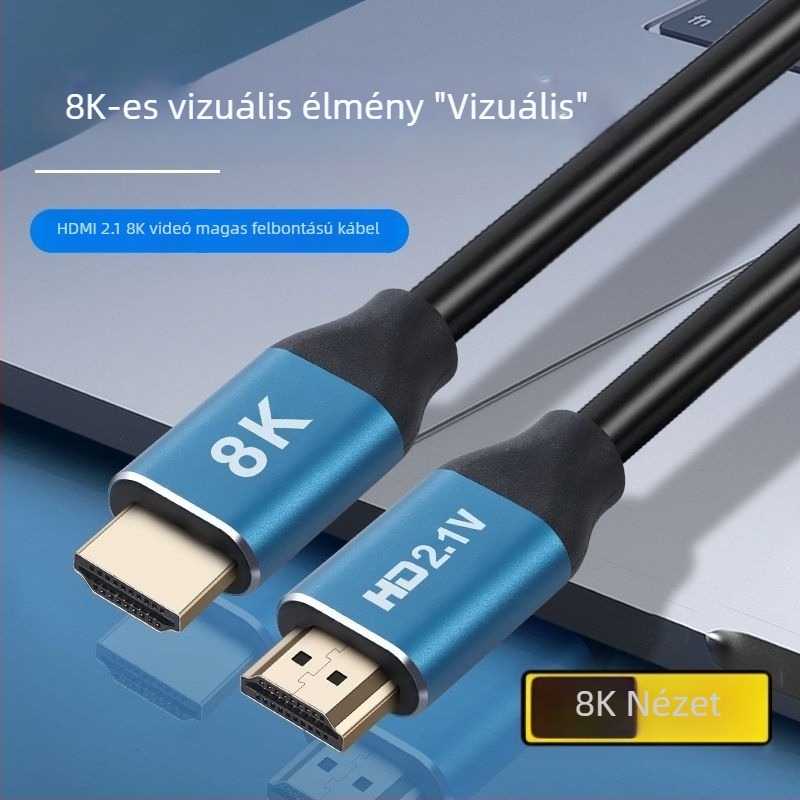HDMI 2.1 8K Ultra-Clear kábel – univerzális, TV-hez, számítógéphez, set-top boxhoz és projektorhoz