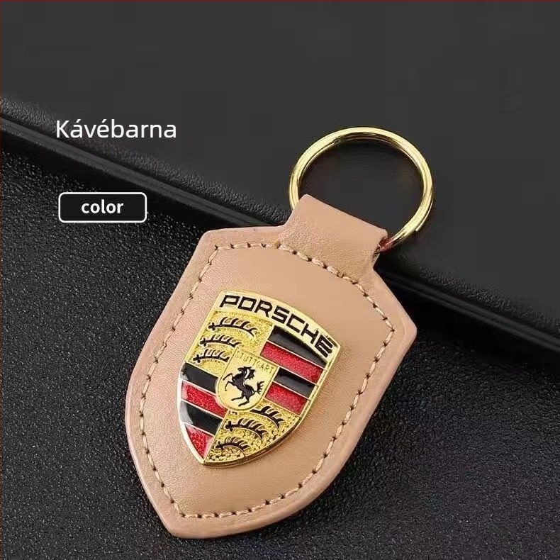 Porsche kulcs tok Cayenne, Macan és Panamera modellekhez – pajzs embléma és kulcslogó