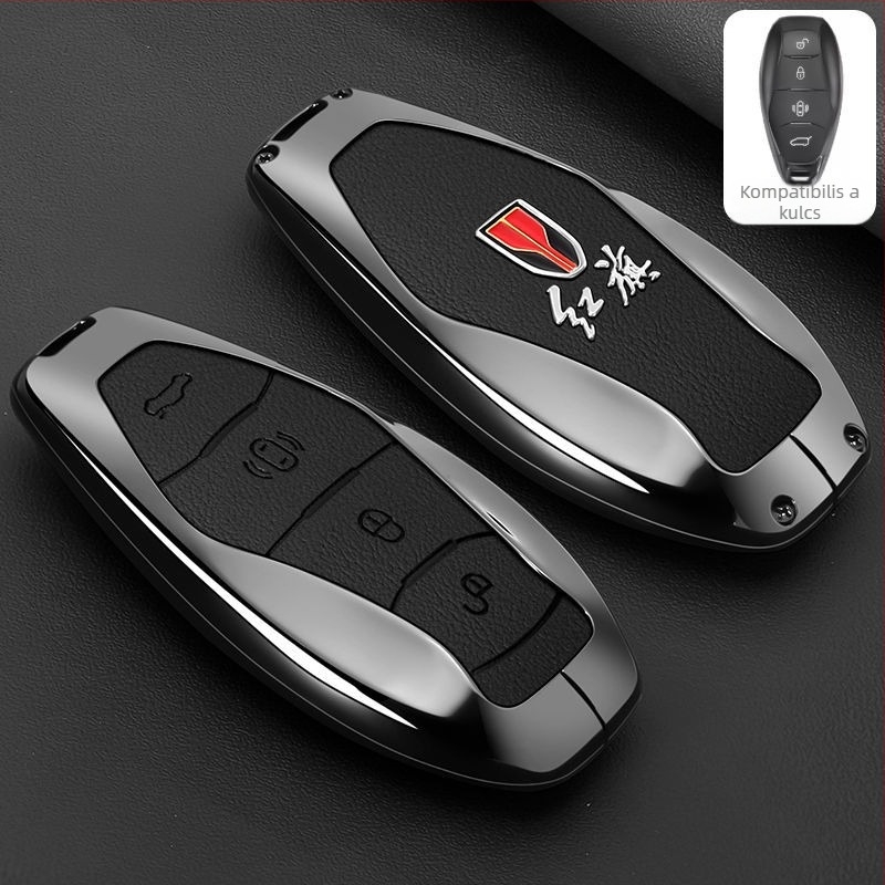 Hongqi HS5 kulcsfedél, cinkötvözet, retro stílus