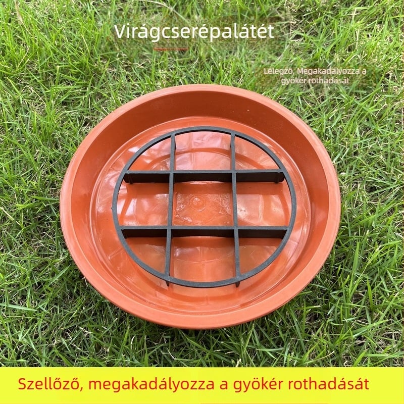 Virágcserép vízelvezető matraca, műanyag, Slow Park márka, otthoni kertészkedésre