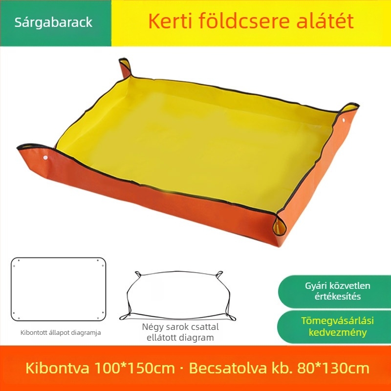 Otthoni kertészkedés talajcsere mat, pozsgások átültetésére, vízálló ültetési alátét balkonra