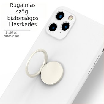 Telefon tartó gyűrűvel - modell Liquid silicone ring buckle, anyag ötvözet, testreszabható, általános kompatibilitás