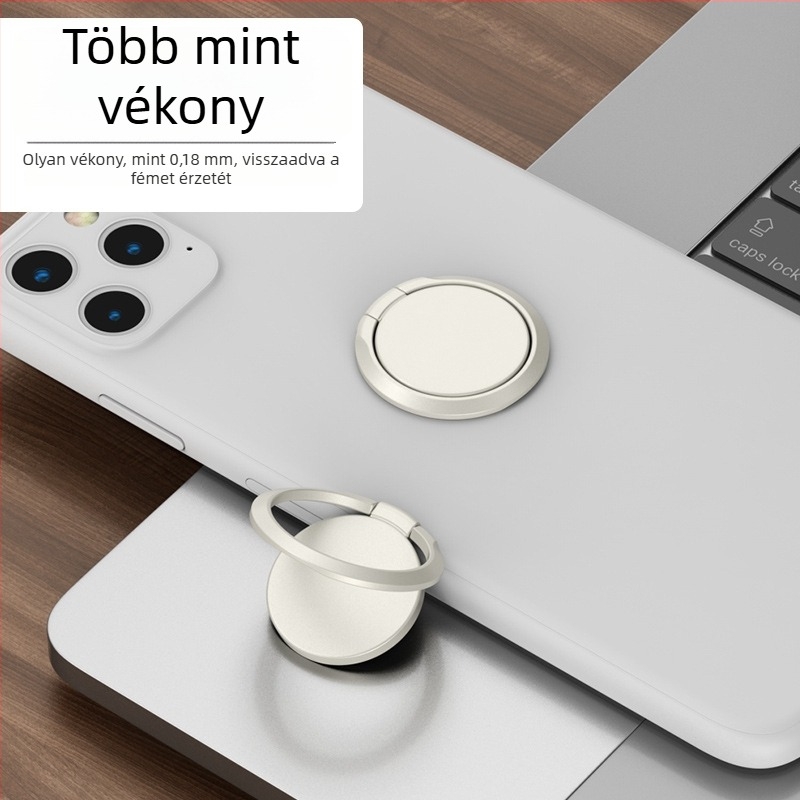 Telefon tartó gyűrűvel - modell Liquid silicone ring buckle, anyag ötvözet, testreszabható, általános kompatibilitás