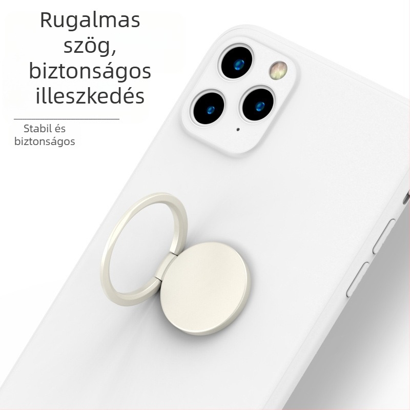 Telefon tartó gyűrűvel - modell Liquid silicone ring buckle, anyag ötvözet, testreszabható, általános kompatibilitás