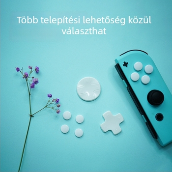 Switch Joy-Con gombsapkák D‑pad kereszt és koronggombhoz (ABS, modell aksw-016, 20 g)