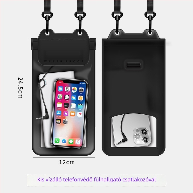 Vízálló telefonos táska kerékpárosoknak, TPU anyag, érintőképernyő-kompatibilis, logónyomás, testreszabható feldolgozás