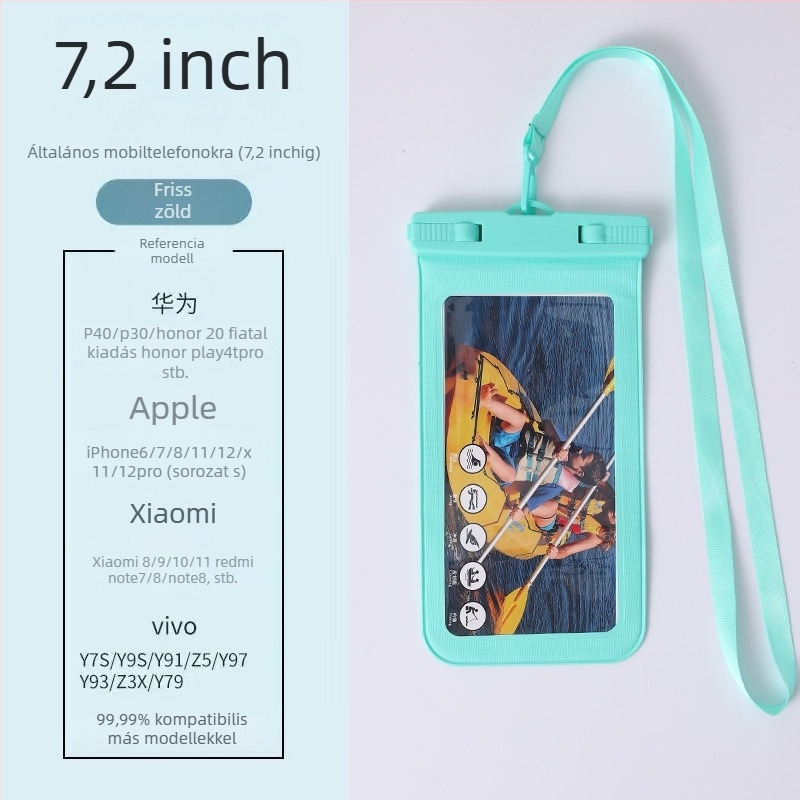 Vízálló telefonos táska kerékpárosoknak, TPU anyag, érintőképernyő-kompatibilis, logónyomás, testreszabható feldolgozás