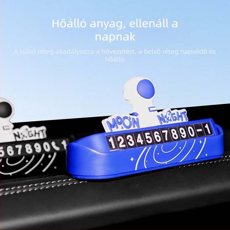 Rejtett parkolási számtábla - puha PVC anyag, BABY STORY márka, logó nyomtatva