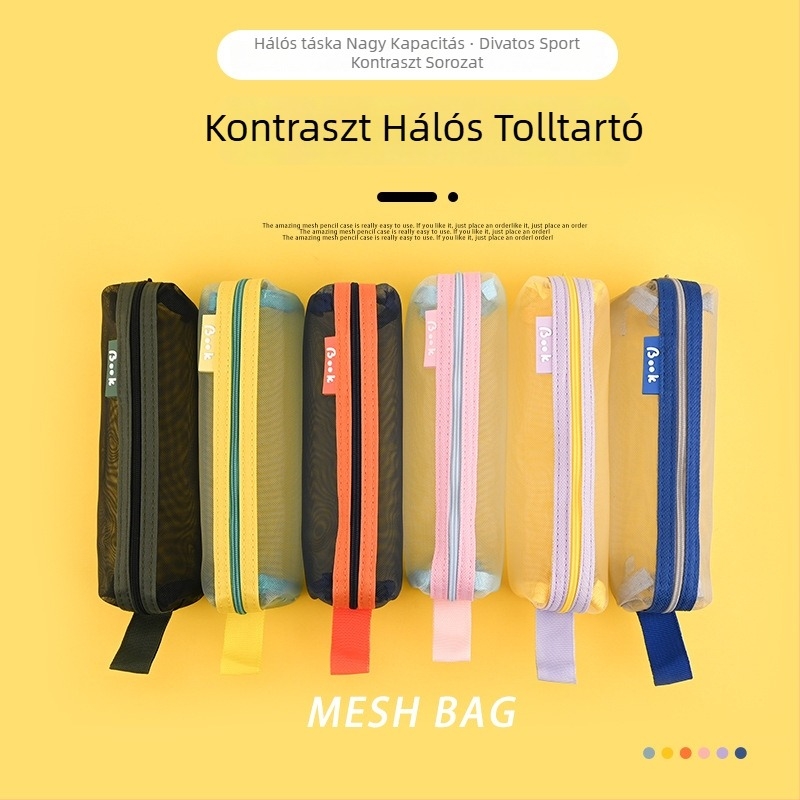 Ltianyu/Tianyu hálós tolltartó, átlátszó, koreai stílus, 30 g