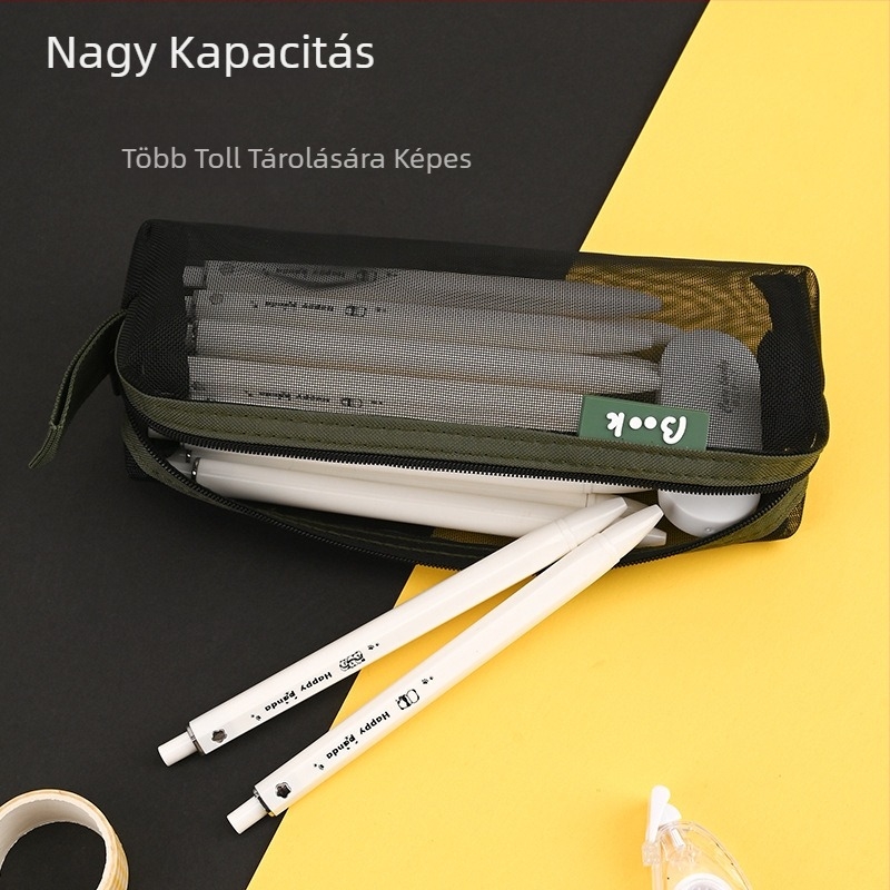 Ltianyu/Tianyu hálós tolltartó, átlátszó, koreai stílus, 30 g