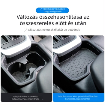 Szilikon központi tároló mat Toyota Rav4 2020-2023-hoz – Rongfang Weilanda tároló védőpad