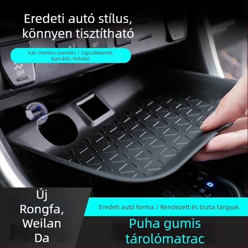Szilikon központi tároló mat Toyota Rav4 2020-2023-hoz – Rongfang Weilanda tároló védőpad