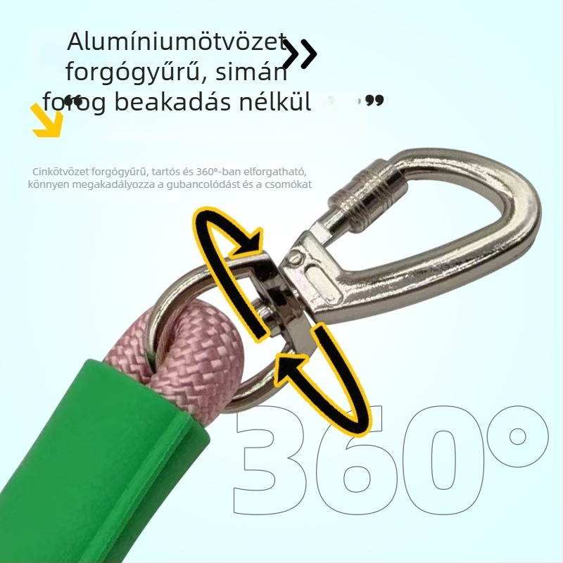 Szellőző kutyapóráz, izzadságálló és szakadásbiztos, kis-, közép- és nagytestű kutyáknak