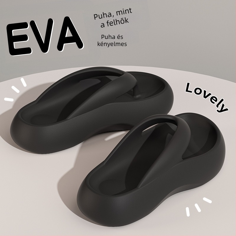 EVA strand papucs nőknek és férfiaknak, mindennapi egyszínű szandál nyárra