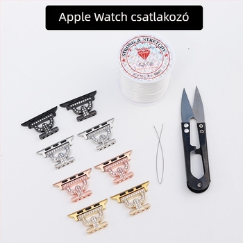 Gyöngyös szíjcsat csatlakozója Apple Watch 11 - DIY eszközök és kiegészítők