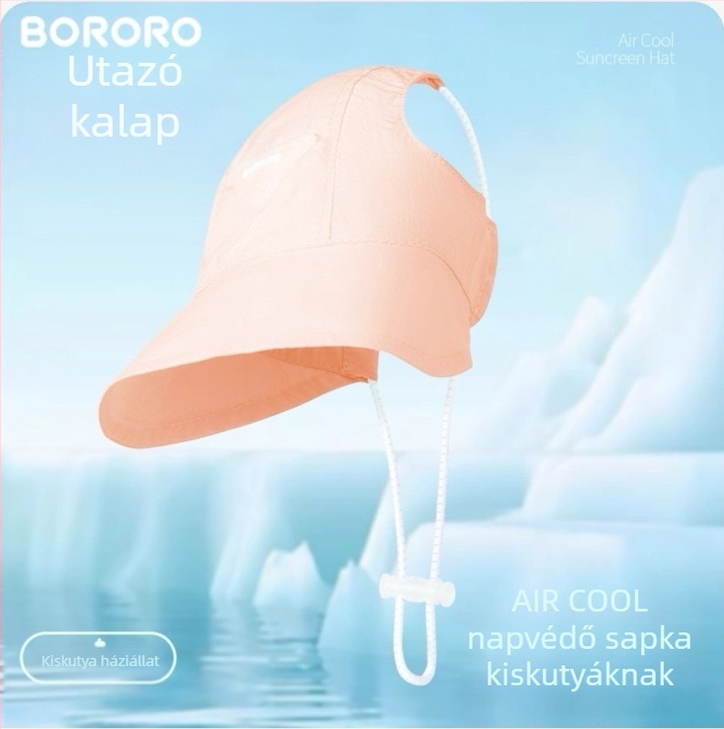 Könnyű kültéri napvédő sapka kutyáknak, állítható és vékony, aranyos sapka kicsi, közepes és nagy kutyáknak tavasszal és nyárra