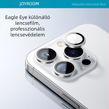 iPhone 17-hez kamera lencse fólia – edzett üveg, HD, átlátszó