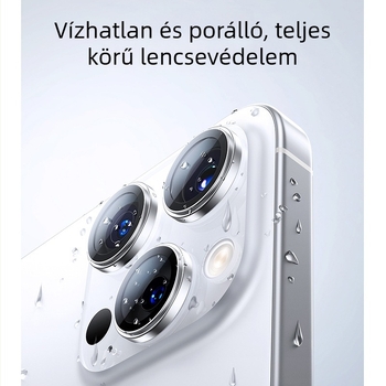 iPhone 17-hez kamera lencse fólia – edzett üveg, HD, átlátszó