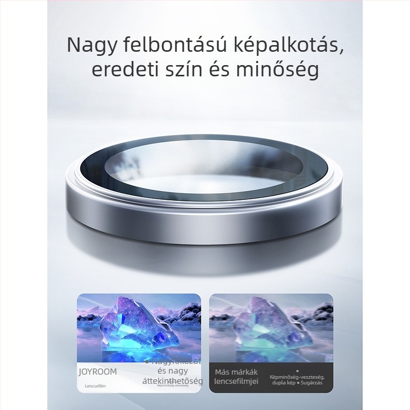 iPhone 17-hez kamera lencse fólia – edzett üveg, HD, átlátszó