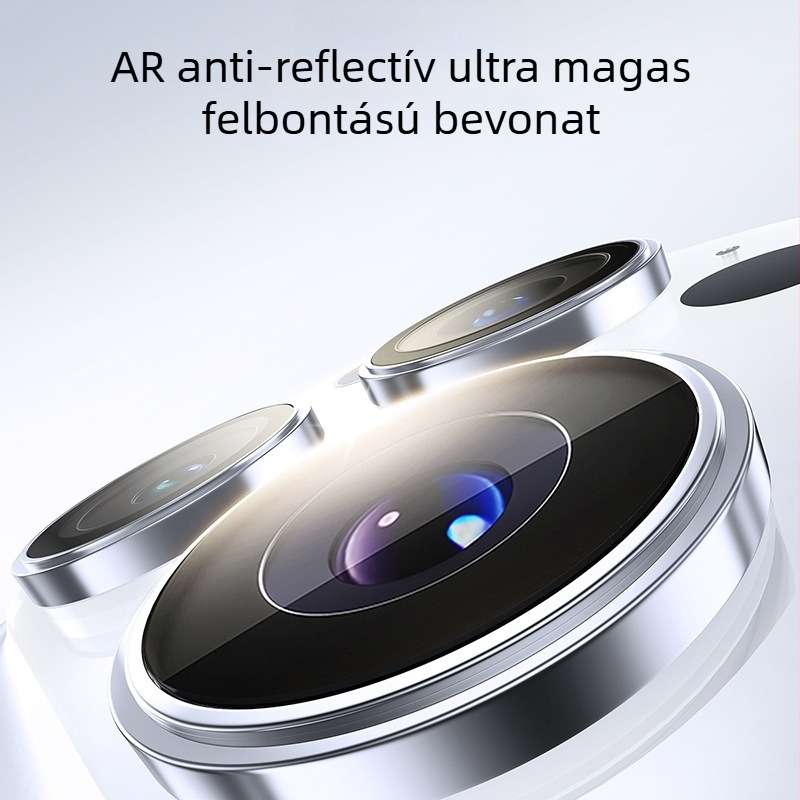 iPhone 17-hez kamera lencse fólia – edzett üveg, HD, átlátszó