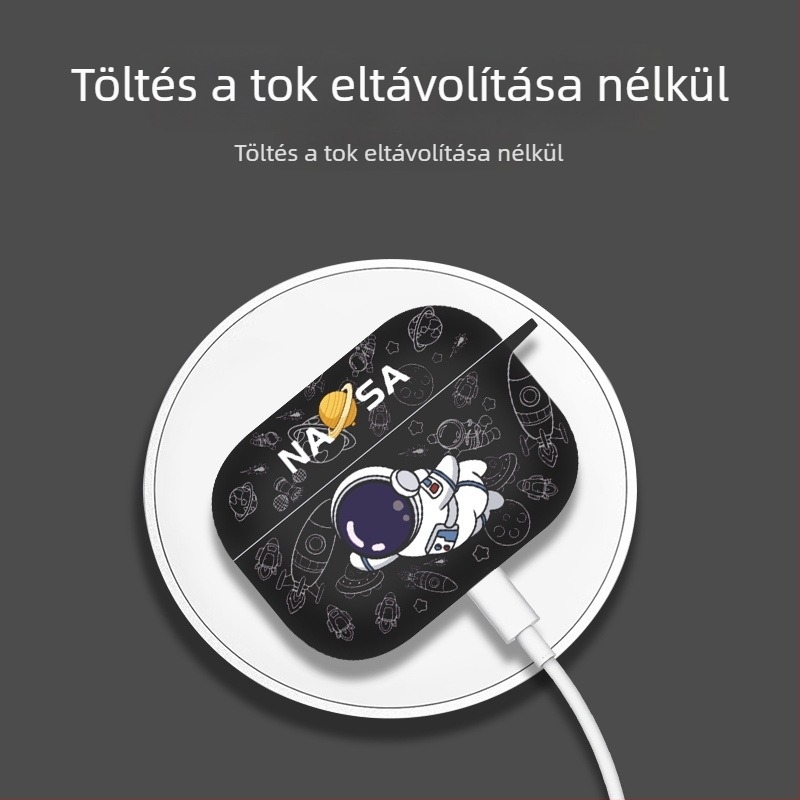 TPU védőtok Apple AirPods Pro 3. generáció (2025) és AirPods 4. generáció számára