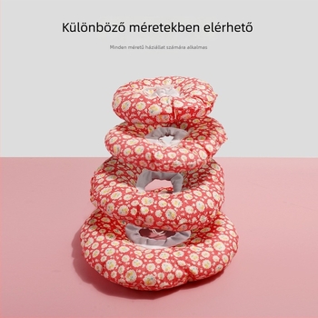 Elizabeth-kutya gallér – puha pamut, védelem az nyalogatás ellen, rajzfilmszerű mintázat