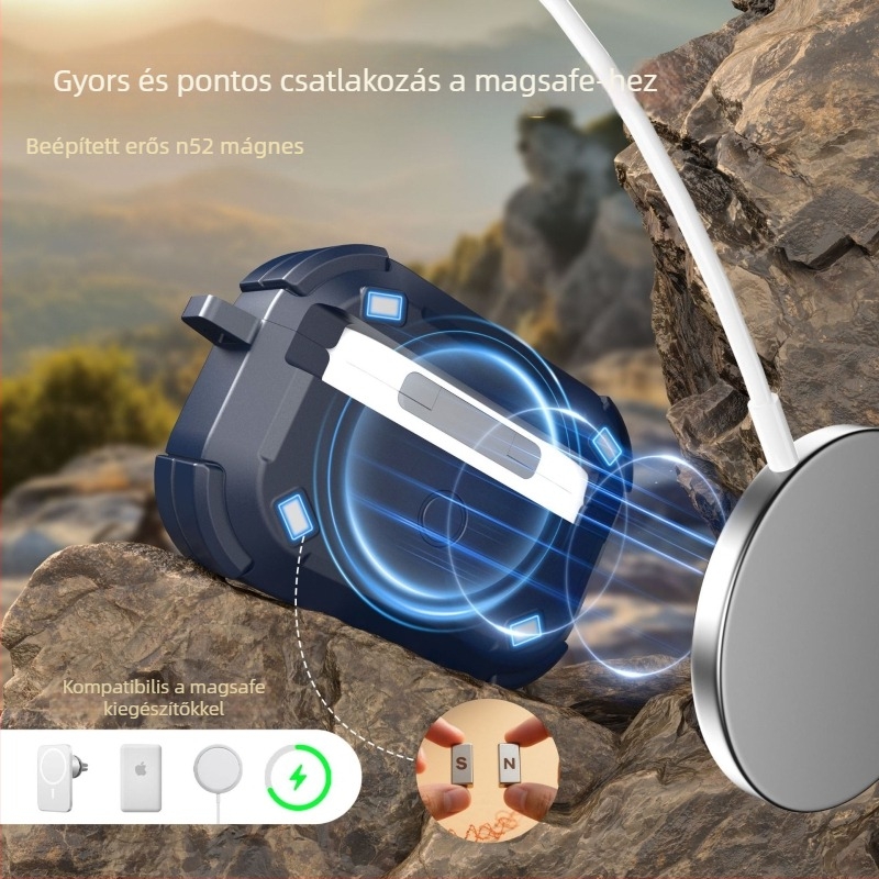 Átlátszó TPU védőtok Apple AirPods 4 és AirPods Pro 3-hoz