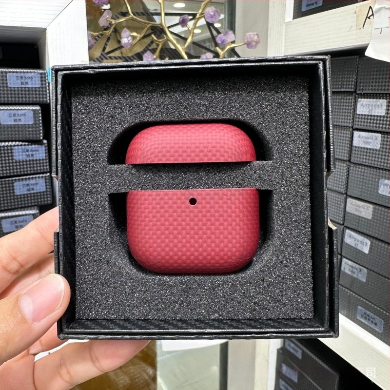 AirPods 4 Fülhallgató Tok – Kevlar, kézzel készített, univerzális, YQ