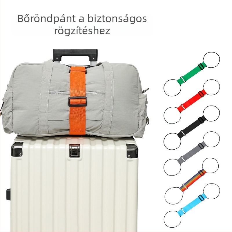 Bőröndpánt és összekötő kötél (Oxford anyag; Friendly Márka; tavasz 2024; városi egyszerű stílus; egyszínű minta)