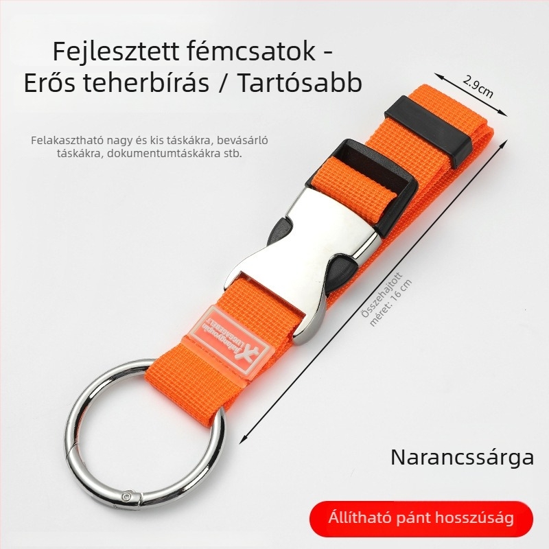 Bőröndpánt és összekötő kötél (Oxford anyag; Friendly Márka; tavasz 2024; városi egyszerű stílus; egyszínű minta)